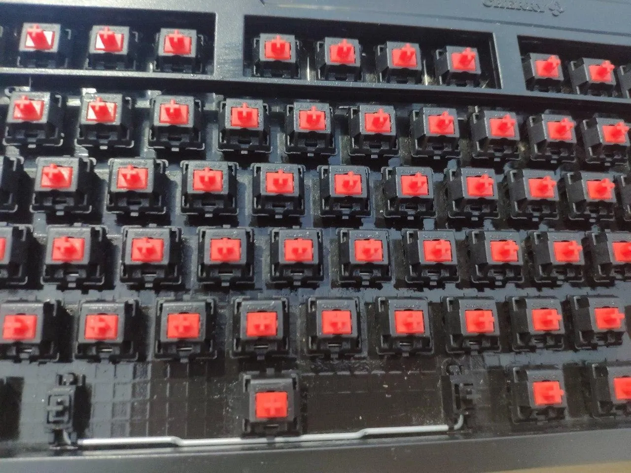 menjemur mechanical keyboard