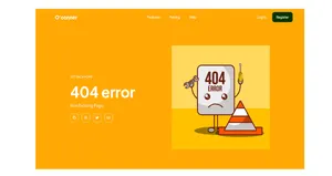 404 Error Page Using Tailwind UI