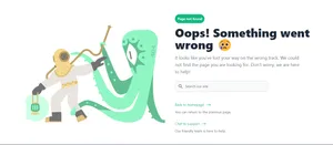 404 Page with Search using Tailwind UI Component
