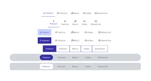 Basic Tabs - Tailwind Component