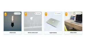 Card Image With Text Over - Tailwind Component