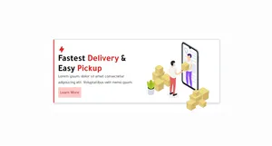 Card with Illustrations - Tailwind Component