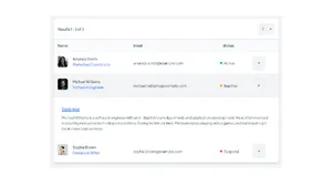 Collapsible Data Table Using Tailwind UI