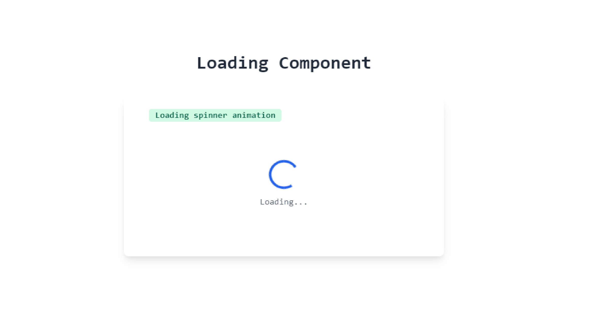 Collection of Loading Component Types Using Tailwind UI | Kopidev