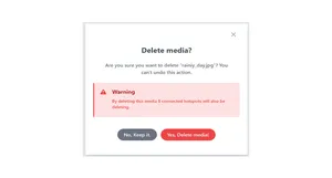 Modal Delete Dialog - Tailwind Component