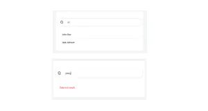 Search with Live Result Using Tailwind UI