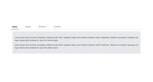 Simple Tabs Navigation - Tailwind Component