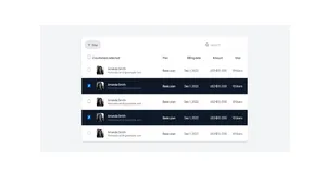 Tables Checkbox Filter Using Tailwind UI