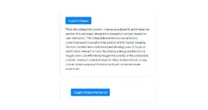 Toogle Collapse Using Tailwind UI