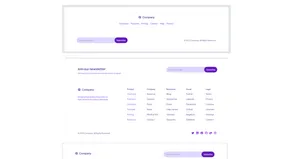 Website Footer Design Using Tailwind UI