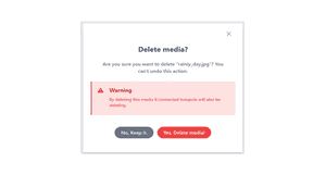 Modal Delete Dialog - Tailwind Component