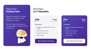Pricing Page with Illustration  - Tailwind Template