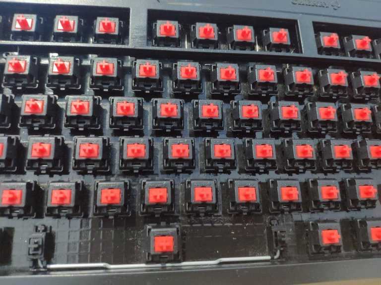 menjemur mechanical keyboard