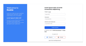 Responsive Form Signup - Tailwind Component