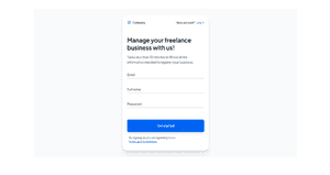 Form Card Sign Up Using Tailwind UI
