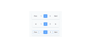 Button Pagination - Tailwind Component