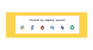 Company Sponsor Logo - Tailwind Component