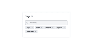 Add Tags - Tailwind Component